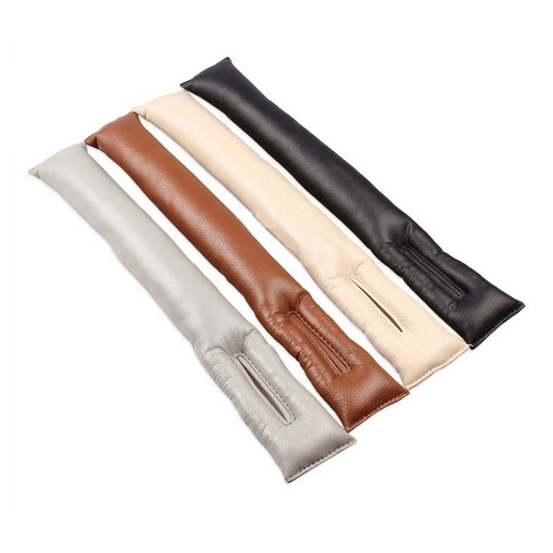 1pc pu lederen voorstoel gap stopper lekvrije stop pad vuller spacer mat kussenhoes auto accessoires universele pasvorm