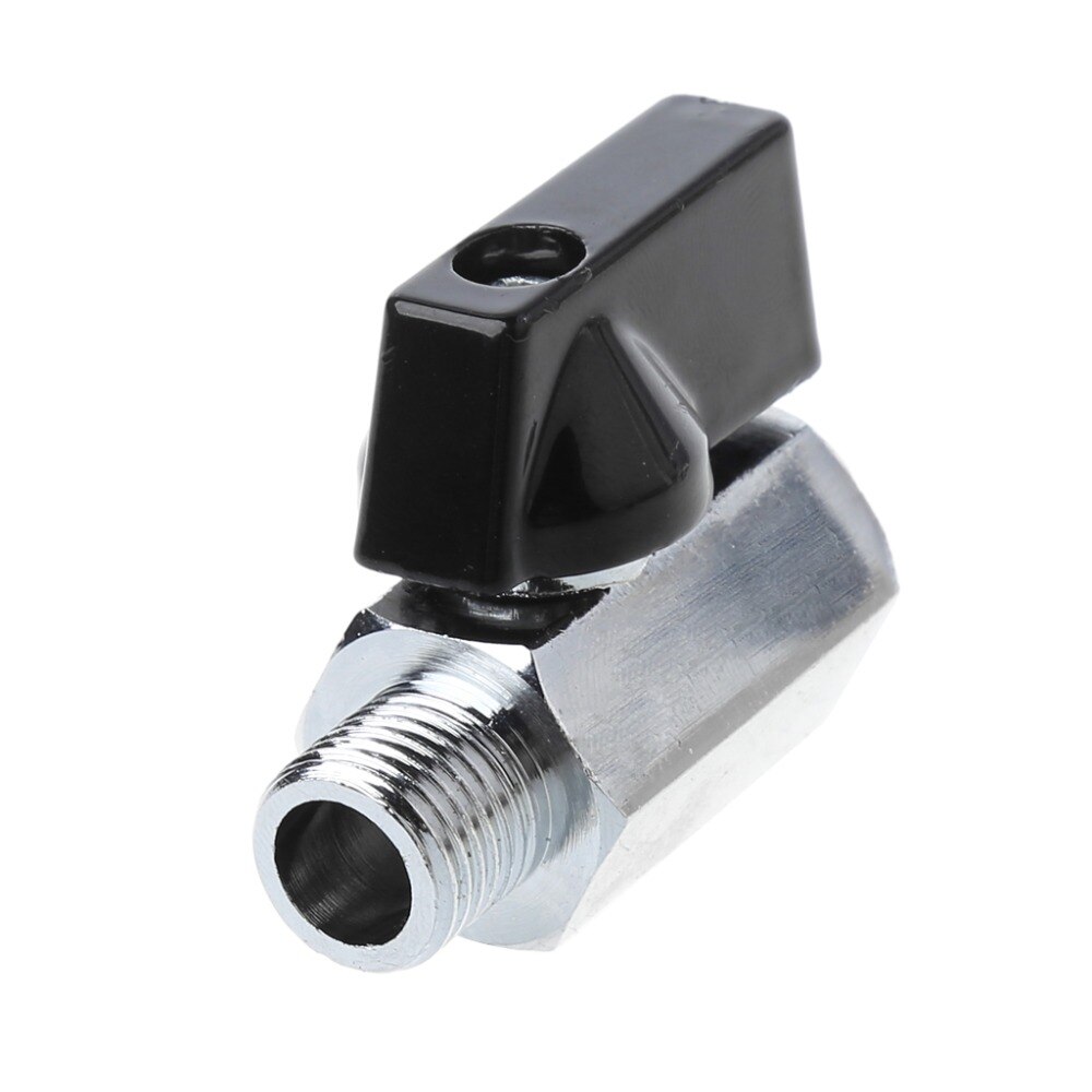 Laiton Mini robinet à tournant sphérique 1/4 "BSP mâle à filetage femelle compresseur d'air tuyau robinet à tournant sphérique