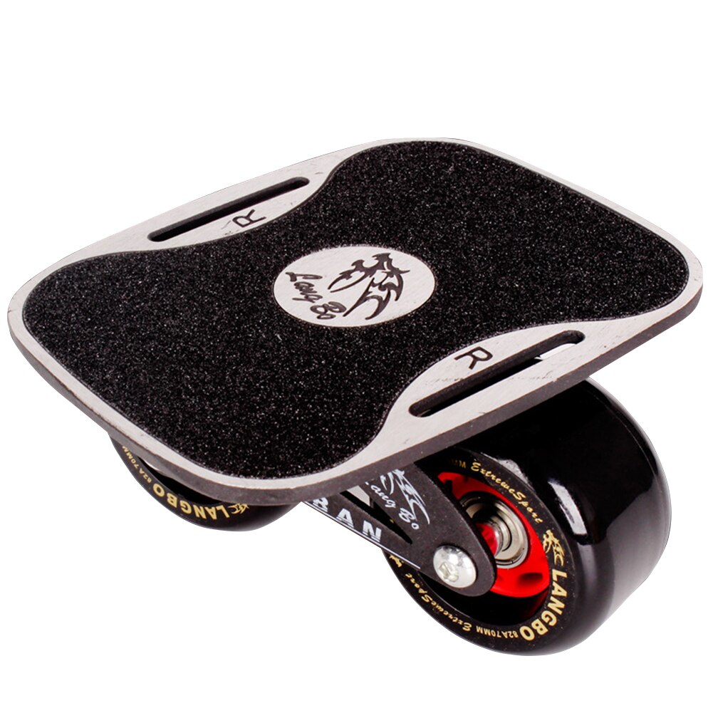 1pair Aluminum Alloy Wakeboard Drift Scrub Deck Widened Replacement Parts WTOO Bearings Outdoor Sports Waterproof Skate Board: Default Title
