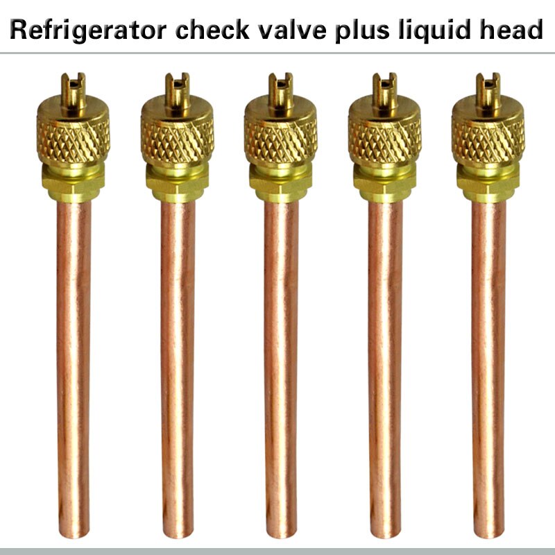 1pc lodówka zawór zwrotny głowica tankowania 92mm szybkie złącze/zawór napełniania czynnika chłodniczego akcesoria chłodnicze