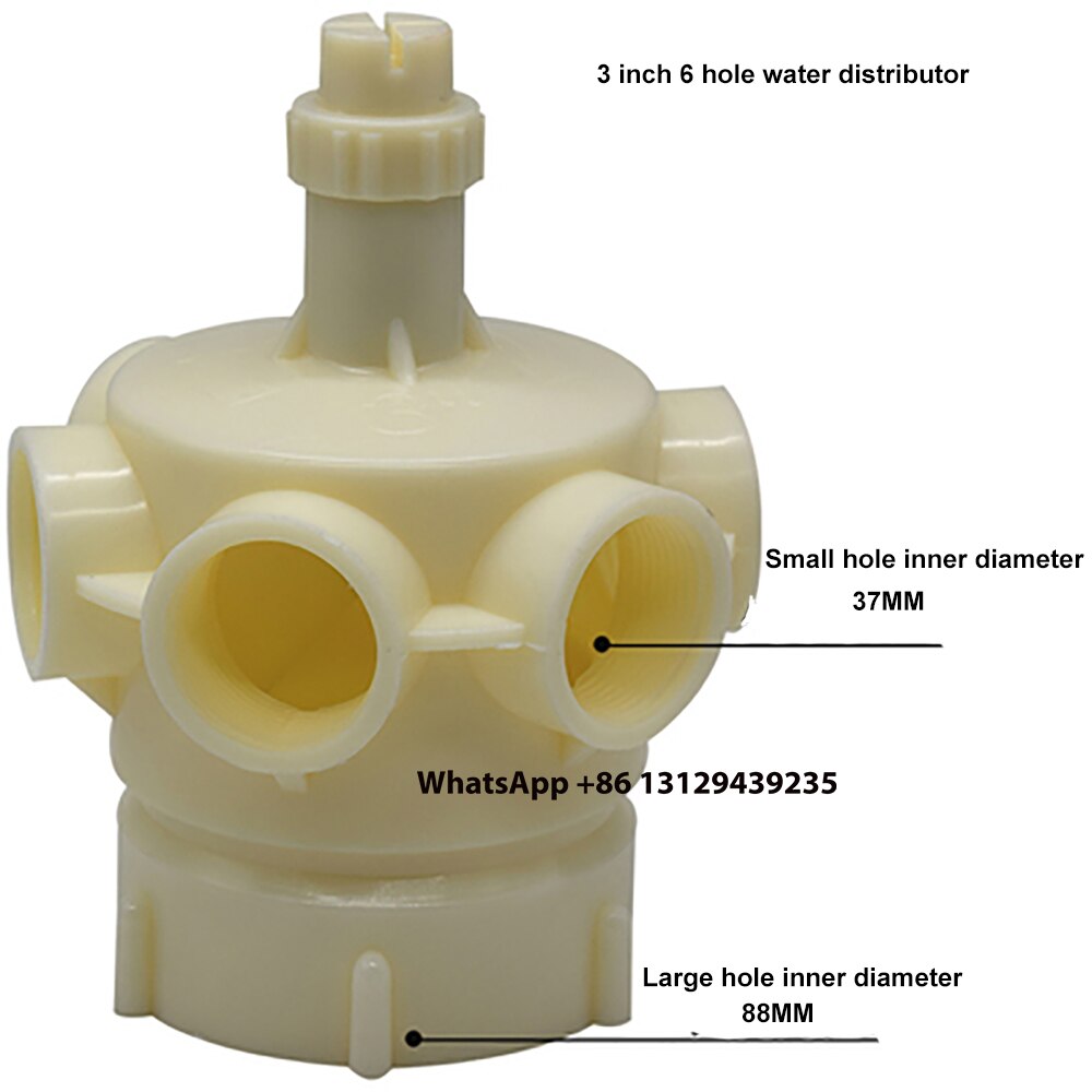 Tour de refroidissement ABS, tête d&#39;arrosage, distributeur d&#39;eau rotatif, pièces de rechange avec tuyau de Distribution d&#39;eau: 3 inch 6 blades