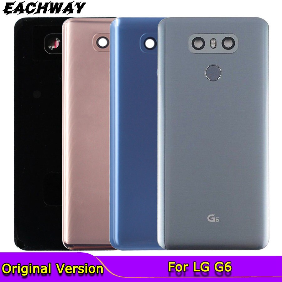 Lasinen akun kansi lg  g6 h870 h870ds h871 h872 h873 ls993 us997 vs998 :n takakotelon takakotelolle + kosketusnäytön kameran linssi