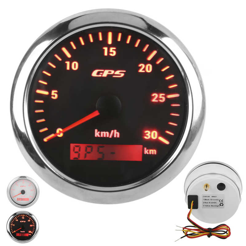 Velocímetro GPS, medidor de velocidad de alta precisión para barcos, yates y coches