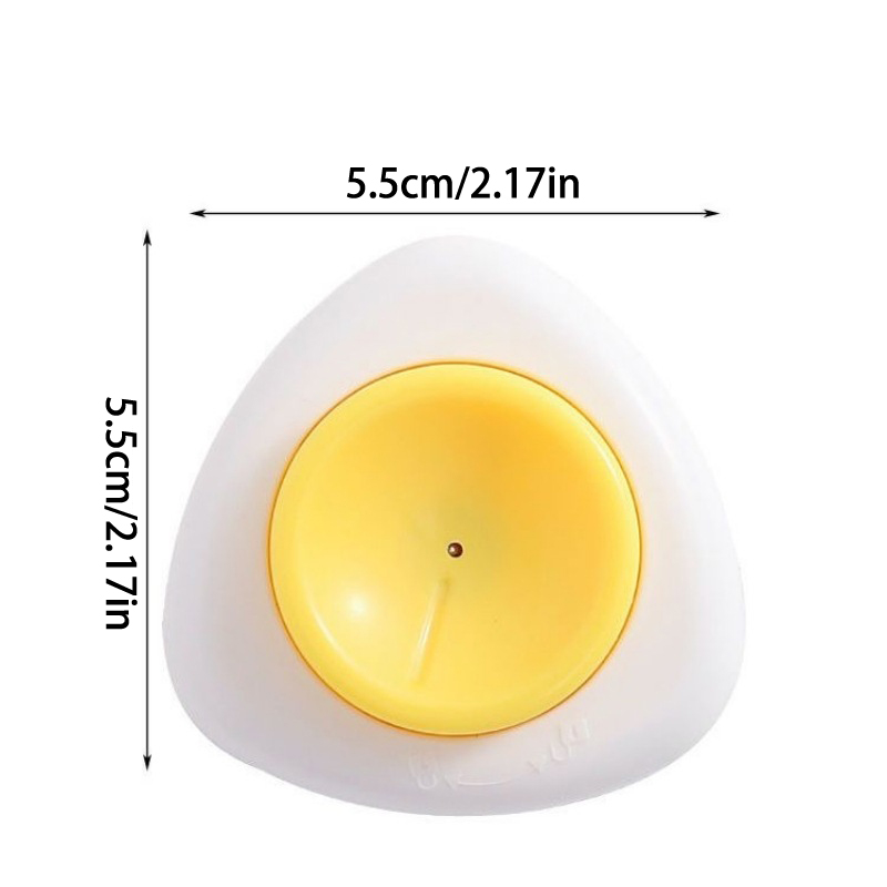 7.3*5 cm -selling Eierschaal Cutter Eierklopper Ruwe Ei Separator Handheld Eierschaal Opener Draagbare Keuken bakken Tool 1 st: YELLOW