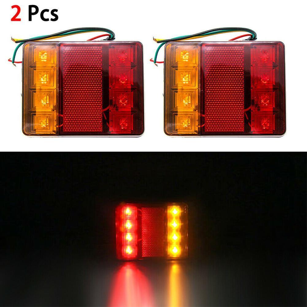Led Auto Achterlicht Voor Auto Vrachtwagen Achter Lampen Caravans Achter Truck Onderdelen Paar Verlichting Voor Trailer auto T3B3