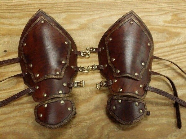 Brazalete Medieval Steampunk para hombres, armadura de brazo de Guerrero Larp, hebilla de cuero, remache, protector de muñeca de caballero, pulsera del Partido de Carnaval
