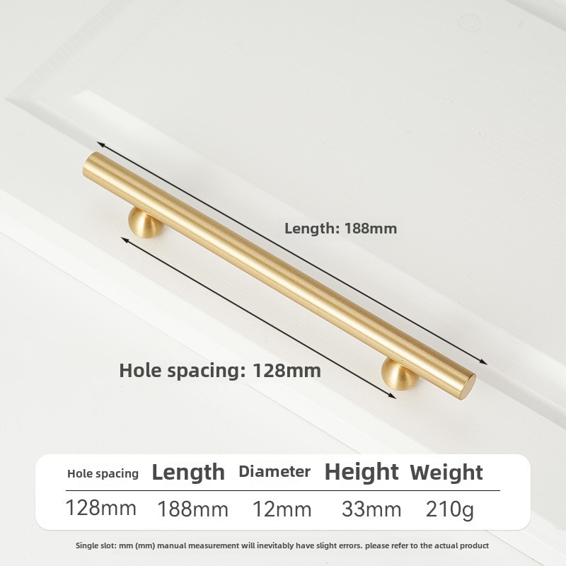 Cabinet Pulls Solid Brass French Surface Cabinet Drawer Handle Modern European Ball Base Long Handle: Pink