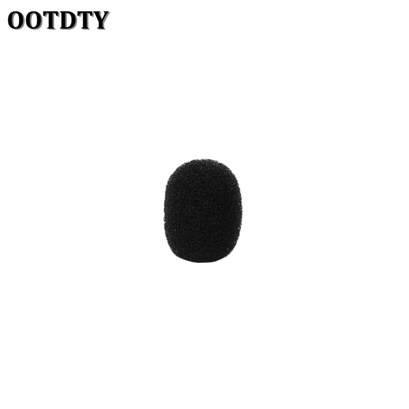 Ootdty 5x runde ball lavalier mikrofon skum frontrute svamp frontruter 6mm åpninger