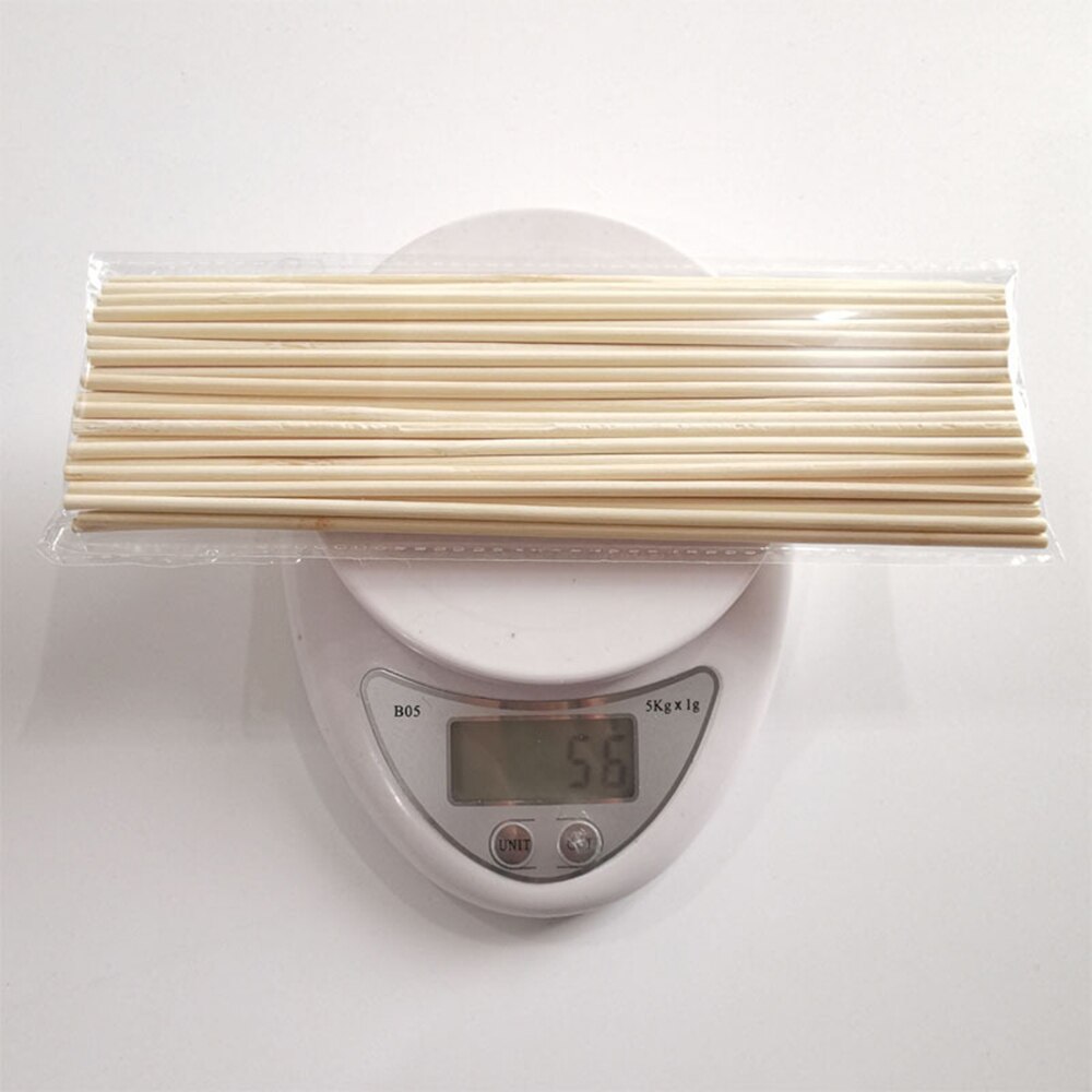 50pcs/bag Wooden Plant Grow Support Bamboo Plant Sticks Garden Canes Plants Flower Support Stick Cane Garden Supplies