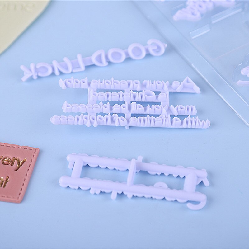 Diy Alfabet Letter Cakevorm Zegen Cookie Koekje Stempel Embosser Snijder Fondant Cake Decoratie Tool Koekjes Bakken Tool