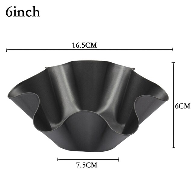 Kitchen Tortilla Pan Set Nonstick Taco Salad Bowl Baking Shell Mold Home Baking Shell Bowl Kitchen Tool Mexican Taco Shell Mold: A