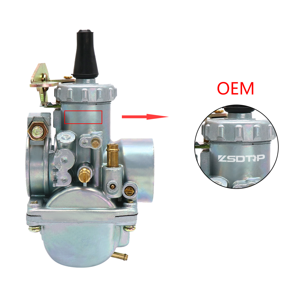ZSDTRP VM20 VM 20 20MM Mikuni Carburetor Motorcycle Replacement Round Slide Carb For ATV UTV Dirt Bike Pit Bike 50cc 100cc 125cc