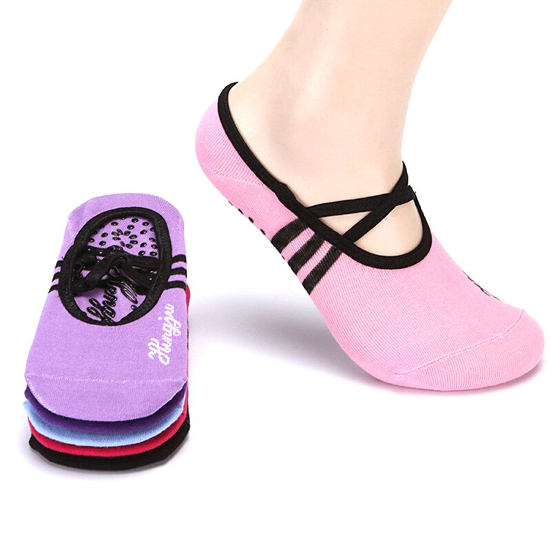 Yoga Socken Damen - Anti-Rutsch Bandage Grip - Belüftung - Pilates & Tanz