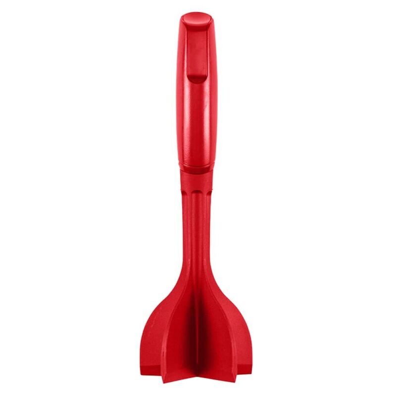 Soft Grip Ground Beef Meat Chopper Masher Home Stirring Rod Meat Cutter Tools UK: Red