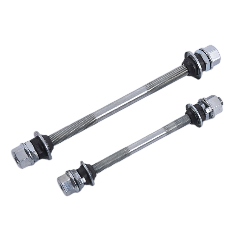 150/180mm Bicycle Wheel Hub Axle Front Rear Steel Solid Spindle Shaft Vintage Front/rear Axle Lever Bike Repair Tool Accessories