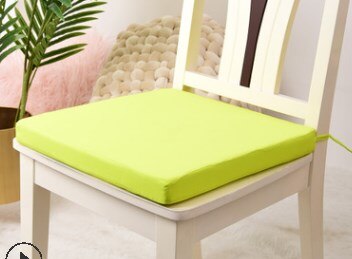 Willow Branch Tapestry Quilted Seat Pad In Green. Luxury Dining Chair Pad With Ties. Deep-filled & Supersoft. 16x16" X 3 - Foto 3