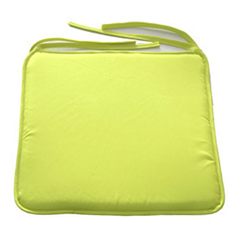 40x40cm Feste Terrasse Stuhl Kissen Tatami Schutz Hause Büro Esszimmer Platz Mit Kabel Dekoration Nicht Unterhose Sitz Pad Weichen: Gelb