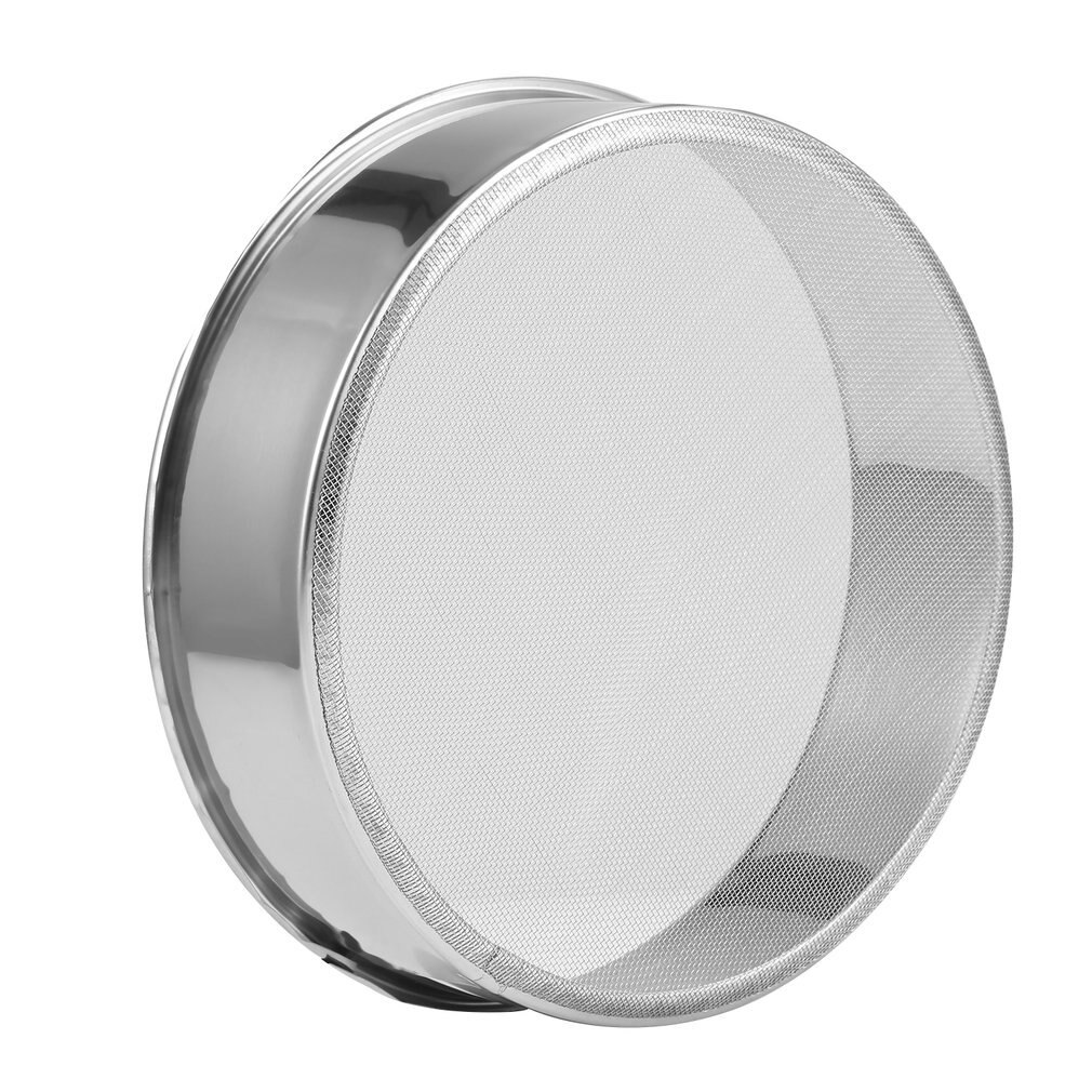 Stainless Steel Mesh Flour Sifter Mechanical Baking Icing Sugar Shaker Sieve Strainer Mesh Powder Cake Baking Kitchen Tool
