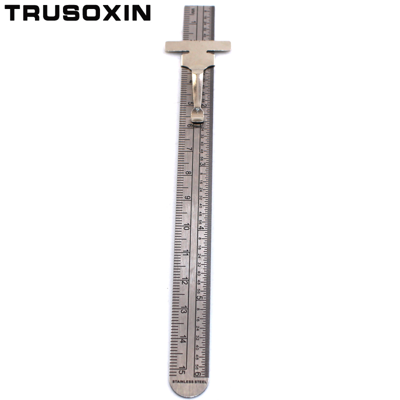 Welding tools Stainless Steel Stainless Steel Welding Gauge Gage Depth Ruler Gap Hole Inspection For Measurement