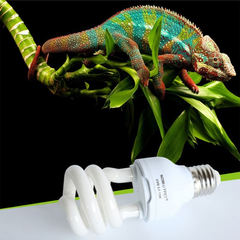 White Light Fluorescent Bulb 5.0 10.0 UVB 13W Reptile Light Bulb UV Glow Lamp Energy Saving Lamp Spiral Tube Bulb Home