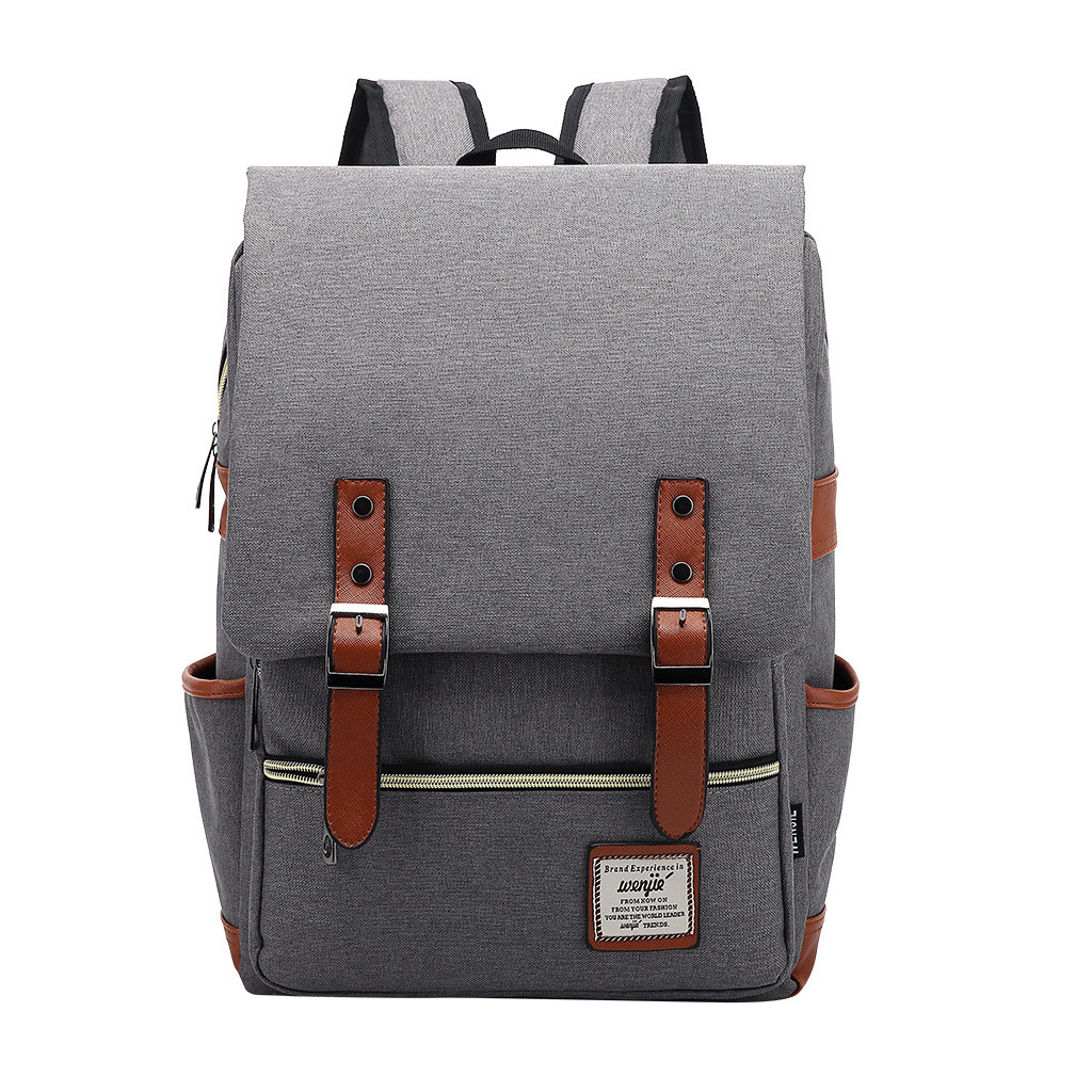 Vintage Laptop Backpack Women Canvas Bags Men canvas Travel Leisure Backpacks Retro Casual Bag School Bags For Teenager#: GYM