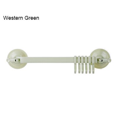 6 ganchos toallero ventosa taza baño cocina pared puerta titular ventosa percha: Western Green