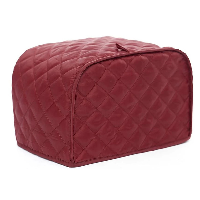 Cubierta antipolvo para tostadora de pan, funda protectora para tostadora de dos/cuatro rebanadas, herramientas a prueba de polvo para el hogar: Red-2 Slice