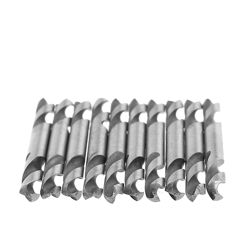 YOFE – ensemble d&#39;outils de forage à Torsion en spirale HSS à Double extrémité, ensemble d&#39;outils de forage, 3mm 3.2mm 3.5mm 4mm 4.2mm 4.5mm 5.0mm 5.2mm, 10 pièces