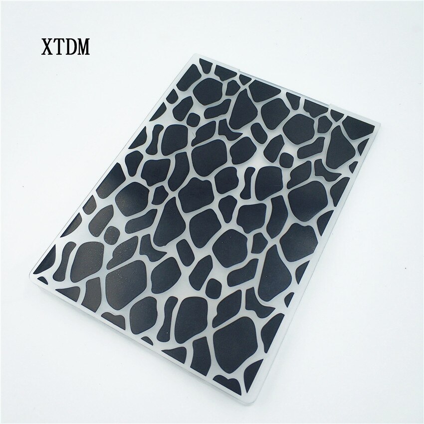 Xtdm plast rock mall hantverk kort gör papperskort album bröllop dekoration scrapbooking prägling mappar