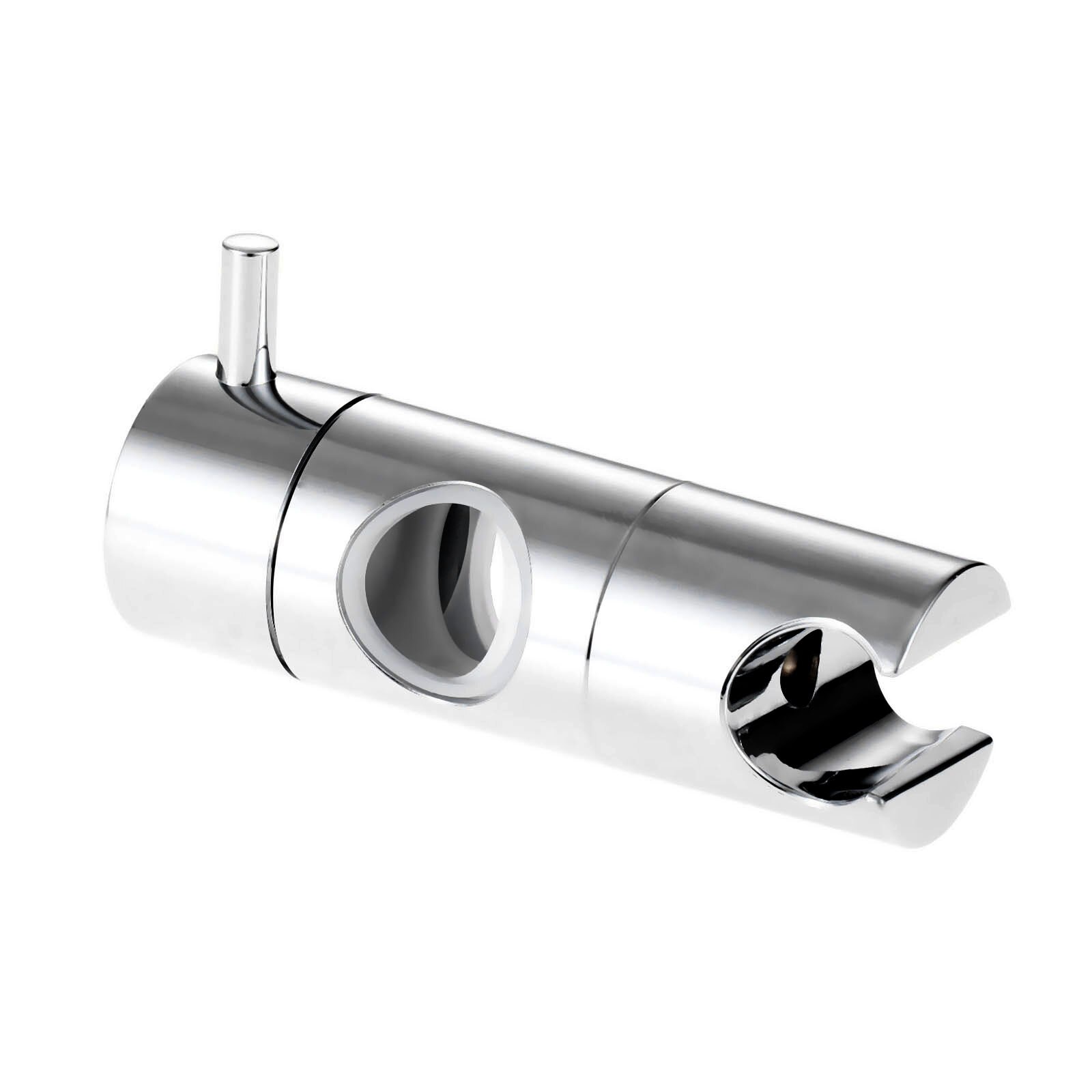 Hand Held Shower Head Holder For 22mm 25mm Tube Shower Rail Bracket Slider Bar Adjustable Sprayer Holder Shower Rod Replacement