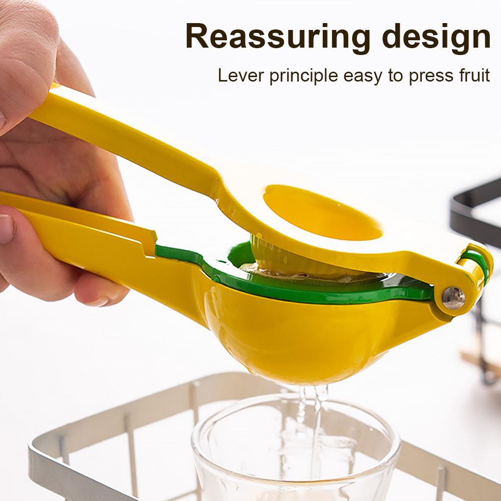 Portable Aluminum Alloy Lemon Squeezer 2 Layers Handheld Anti Rust Manual Fruit Citrus Press Juicer DIY Fruit Juicer Tool