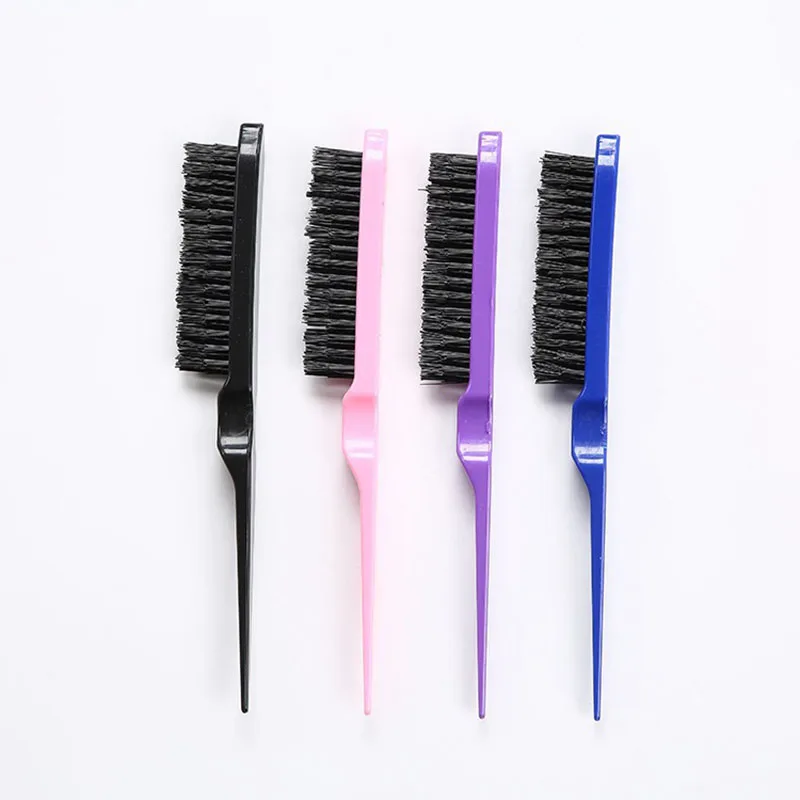 1Stck Professionelle Haar Pinsel Kamm Necken Zurück Kämmen Haar Pinsel schlank Linie Styling Werkzeuge Friseur Professionelle Werkzeuge