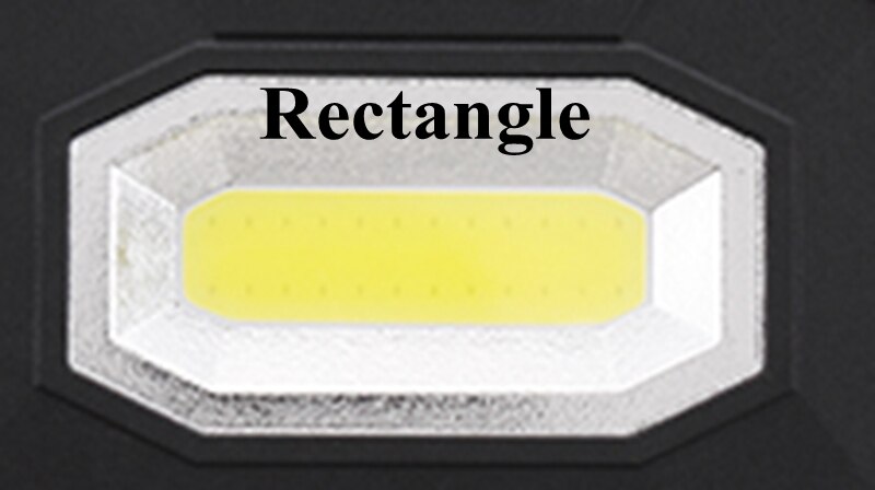 30W COB GELEID Oplaadbare Werk Licht Emergency Lamp Hand Fakkel Camping Tent Lantaarn USB Opladen Draagbare Power Bank Zoeklicht: Rectangle / Rood