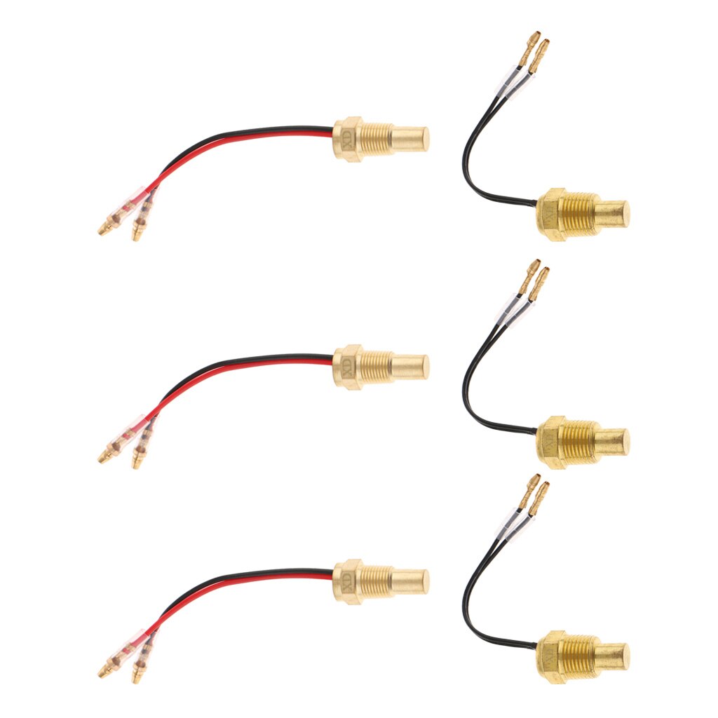 12V-24V Car Truck Water Temp Temperature Sensor 10+17mm 6pcs