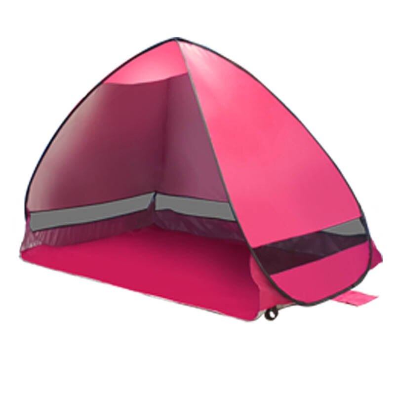 190T Nylon Beach Tents Camping Shelter UV-protective Automatic Tent Shade Utralight Pop Up Tent Outdoor Party Fishing XA108D: color 13