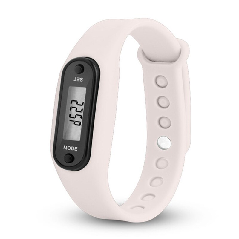 Silica Gel Bracelets Run Step Watch Bracelets Pedometer Calorie Counter Digital LCD Walking Distance Wrap Cuff