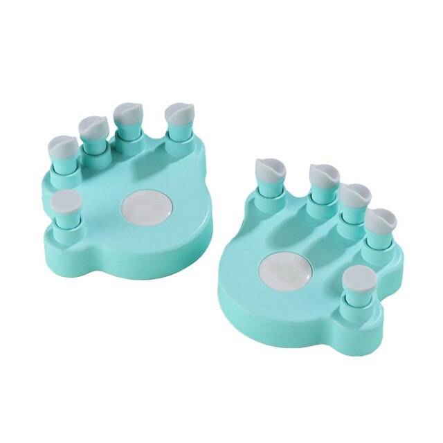 1 Pair Of Piano Finger Trainer Fingers Strength Training Tools Finger Correctors Soft Finger Pads Piano Keyboard: Green