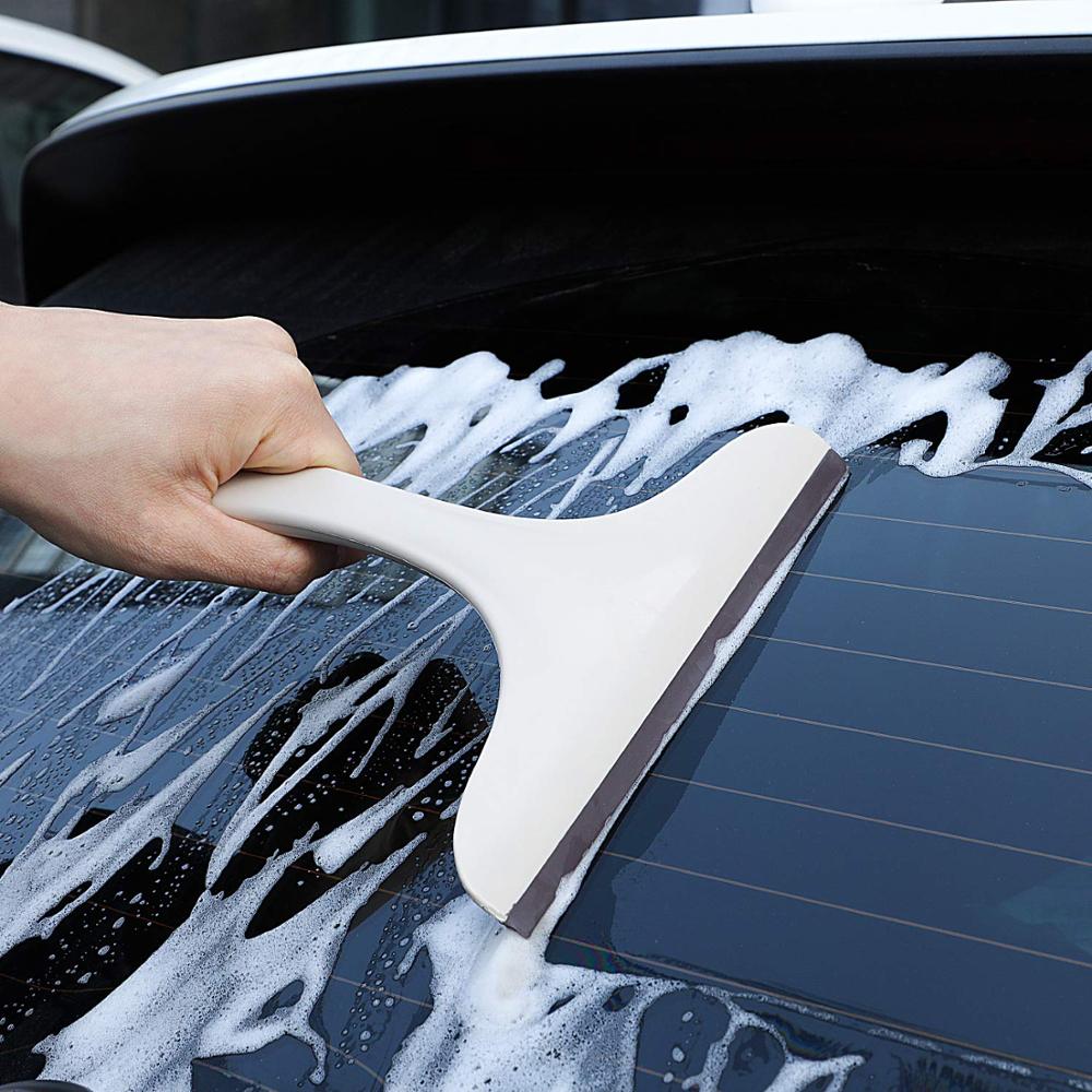 BOOMJOY-limpiacristales con cuchilla TPR de goma duradera, limpiaparabrisas para ventana de coche y limpieza del hogar