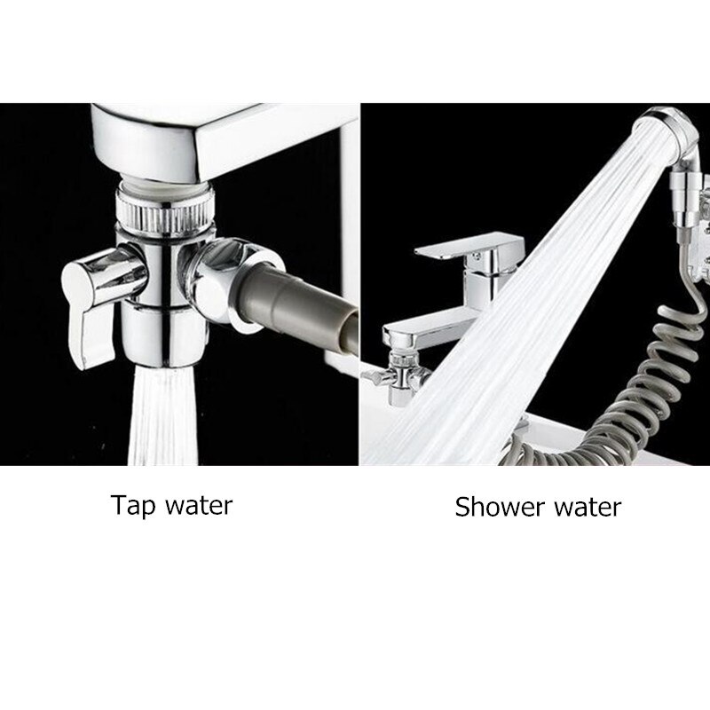 Kitchen Bathroom Sink Water Faucet External Shower Head Toilet Flush Extension Tap Small Nozzle Wash Hair Shower With Holder