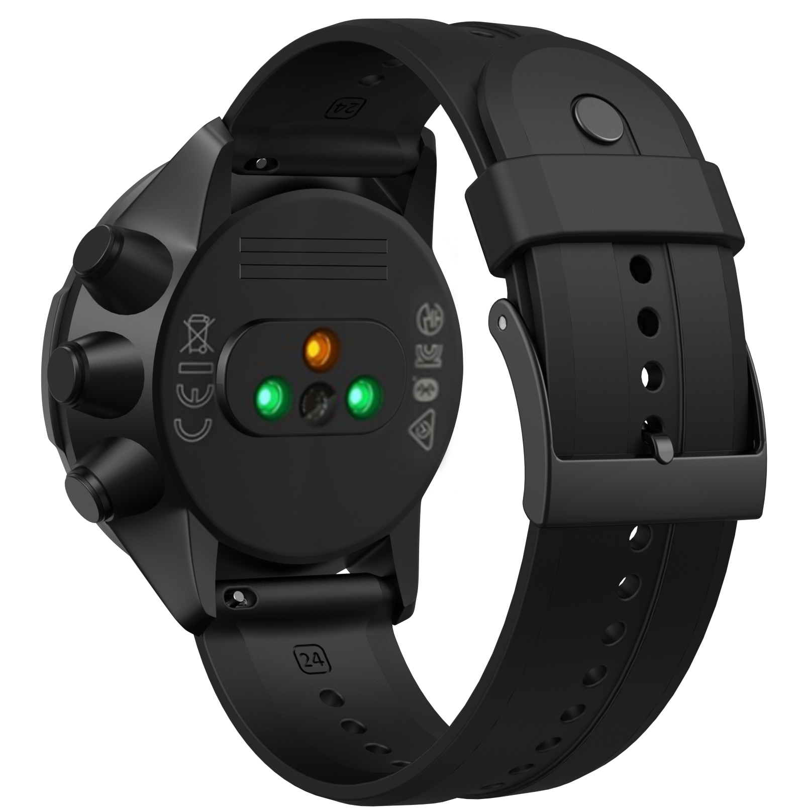 Correa de silicona de colores dobles de 24mm para pulsera Suunto 7, pulsera para reloj Suunto 9, correa deportiva para Suunto 9 Baro/Spartan