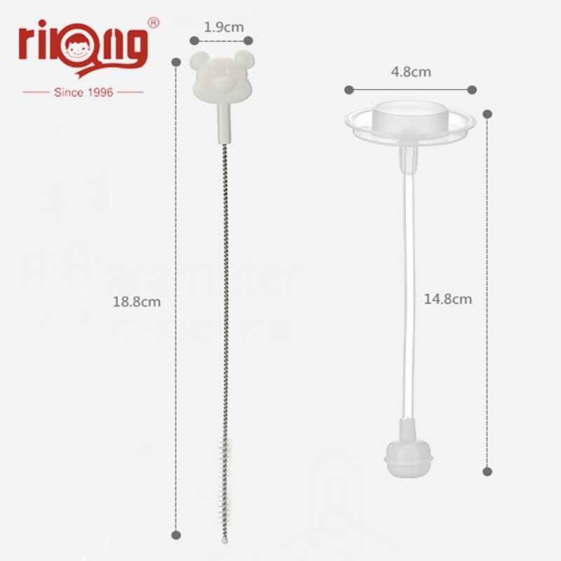 Rikang Breiten Mund Universal- Flasche Automatische Stroh mit Flasche Reinigung Pinsel einstellen Flasche Stroh Zubehör mit Schwerkraft Ball