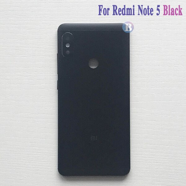 Back Cover For Xiaomi Redmi Note 5 / Note 5 Pro Housing Battery Cover Door Rear Cover Chassis Frame: Black