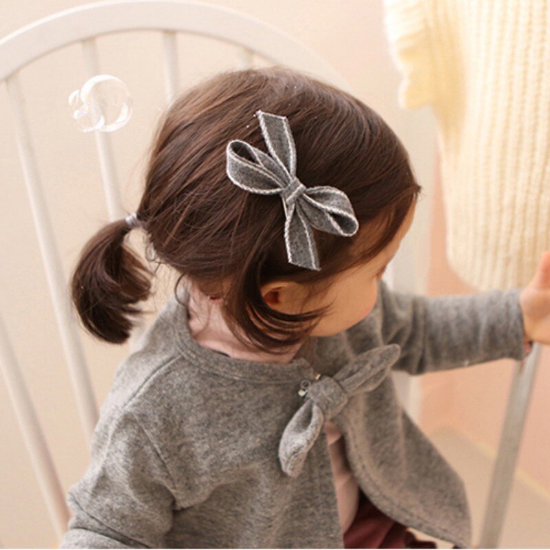 Autumn Baby Boys Girls Knitted Round Neck Button Leisure Cardigan Jacket Coat Baby Cotton Bow Tow Decoration Coat