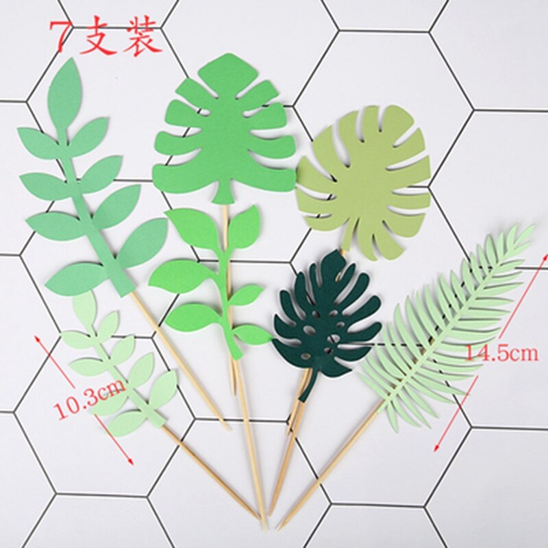 Dinosaur kage toppers jungle safari fødselsdagsfest kage indretning jurassic verden dino kage indretning tillykke med fødselsdagen fest indretning børn dreng: Blomme