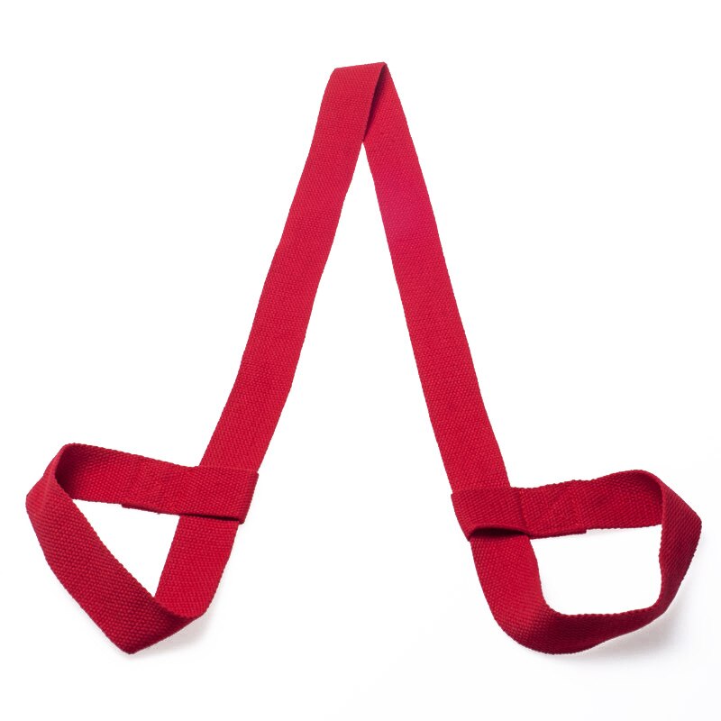 Verstelbare Yoga Mat Band Riem Multifunctionele Yoga Sport Sling Schouderriem Yoga Mat Accessoires Voor Kamer Gym Oefening fitness: Red