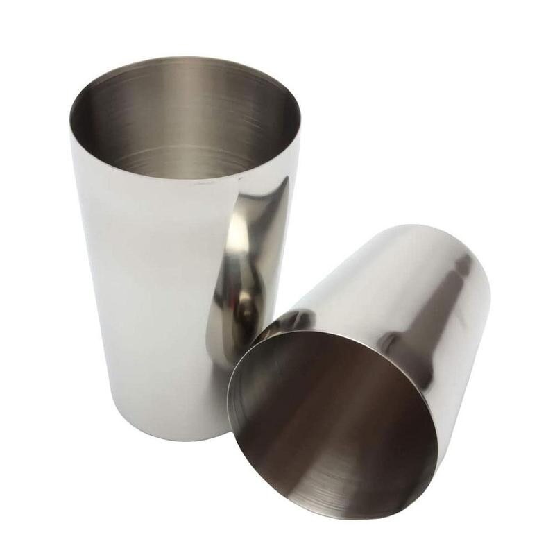 2Pcs/Set Stainless Steel Boston Shaker 750/500ml Cocktail Bar Tool Boston Accessories Bartender Shaker Shaker Cocktail G6I7