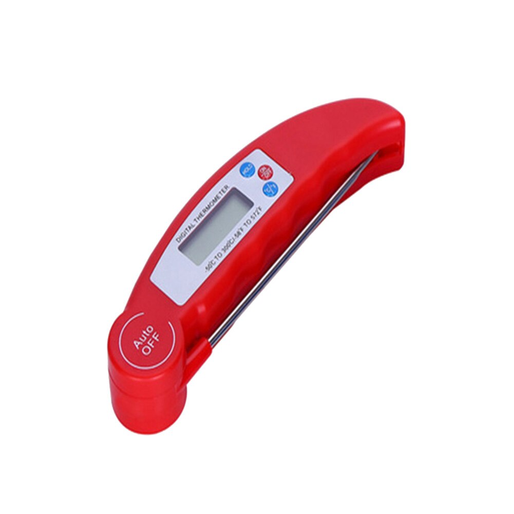 -50～300° Kitchen Digital Probe Thermometer Barbecue Cooking Food Oil Temperature Gauge accurate measur Kitchen Gadgets 201: Red