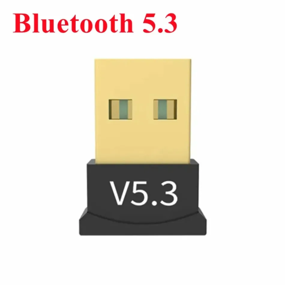 Adaptador USB Bluetooth 5,1 transmisor receptor Bluetooth 5,3 Dongle inalámbrico USB BT5.0 BT4.0 adaptadores para PC ordenador portátil: Marrón