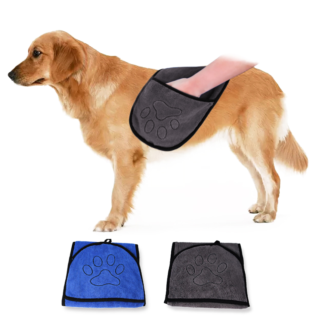 Søt pote kjæledyr hundehåndkle mykt tørkende badeh... – Grandado, image size:1050x1050