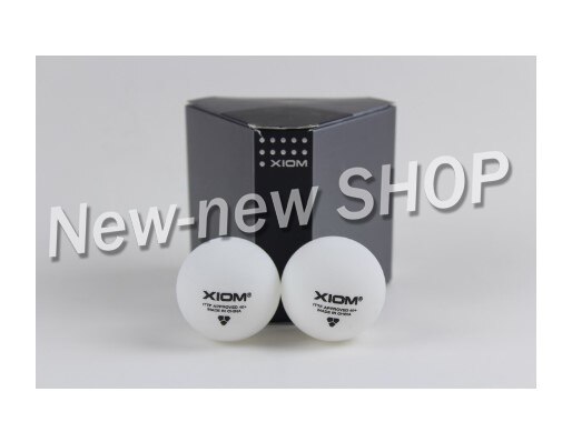 Xiom material plast 40+ mm ittf godkänd 3- stjärniga bordtennisbollar vita pingisbollar